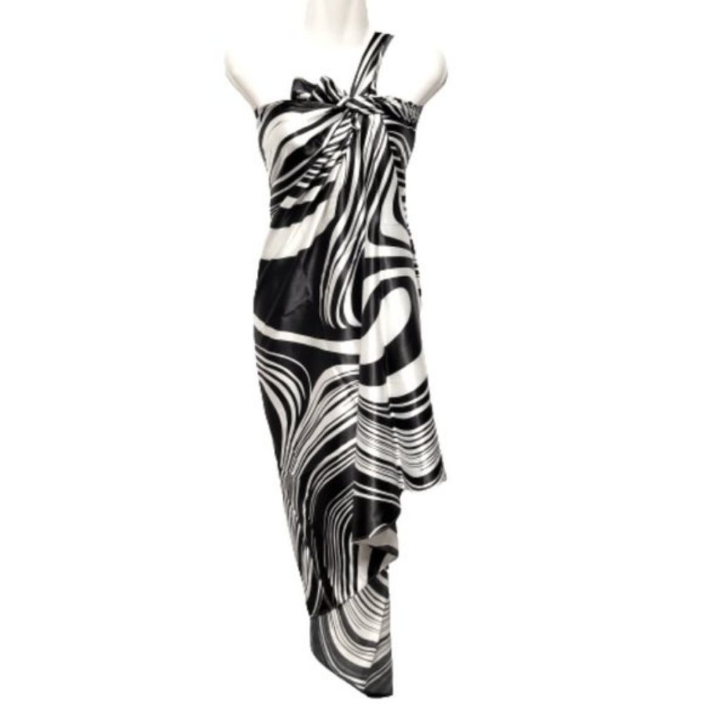 Pareo Sarong Skirt Swimsuit Cover Up Strapless Dress for Beach Vacation Wedding